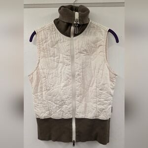 Columbia X.C.O. Reversible Puffer Vest – Women’s (Size ?) Cream And Olive Green